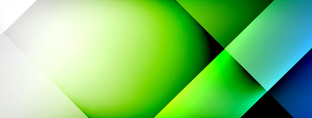 Light geometric abstract background with lines, circles