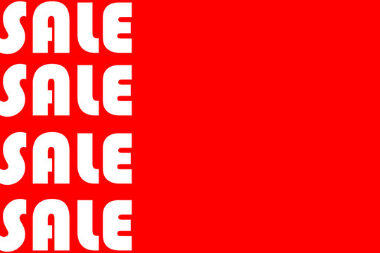red sale text , slae , text sale