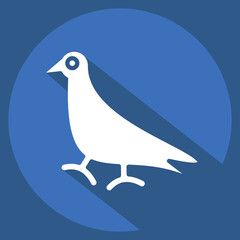 Icon Pigeon. related to Domestic Animals symbol. simple design editable. simple illustration