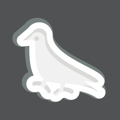 Icon Pigeon. related to Domestic Animals symbol. simple design editable. simple illustration