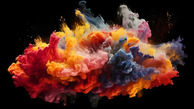 Farbexplosion Hintergrund