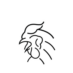 Rooster Vector Icon