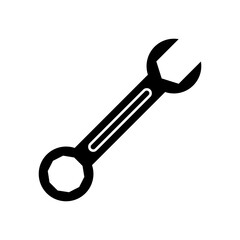 Wrench tool icon support. Repair tools icon vector