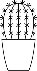 Houseplant vector set, Houseplant simple cartoon style.