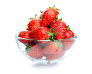 Bowl with strawberries