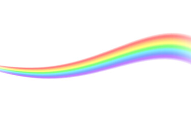Vector rainbow. Rainbow png. Effect after the rain. A natural phenomenon.
