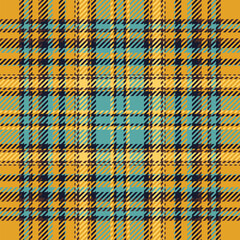 Plaid check pattern. Seamless fabric texture. Tartan textile print.