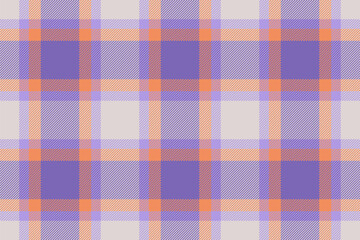 Plaid background, check seamless pattern. Vector fabric texture for textile print, wrapping paper, gift card or wallpaper.