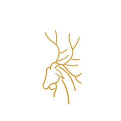 Obraz premium Deer Vector Icon