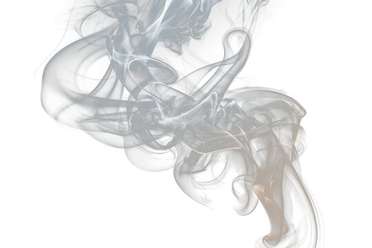 smoke isolated transparency background. Generative AI