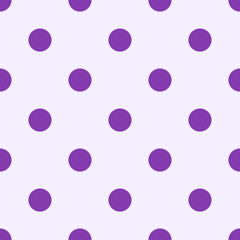 Purple Large Polka Dots Pattern Repeat Background