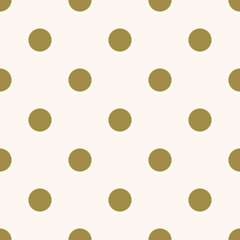 Green Large Polka Dots Pattern Repeat Background