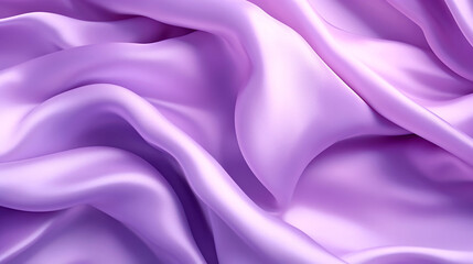 Smooth elegant purple silk or satin cloth texture. Abstract background. Banner. Generated AI