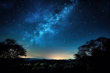 Obraz na płótnie Canvas Starry night sky