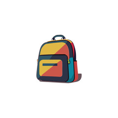 Nice Colorful School Bag Vector.