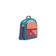 Nice Colorful School Bag Vector.