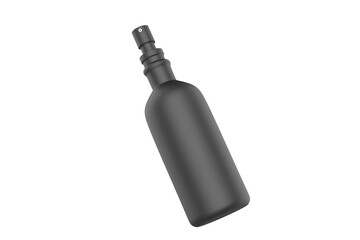 blank spray bottle ready for your design and branding mockup template isolated on white background. 3d illustration