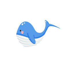 blue whale cartoon
