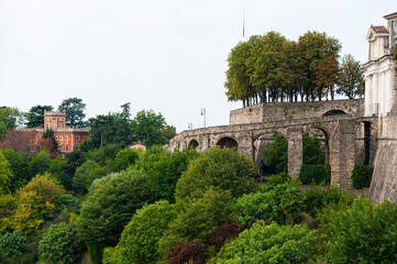 Walls surrounding the city of Bergamo