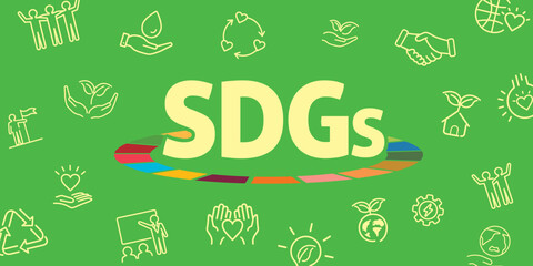 SDGs goals image illustration vector