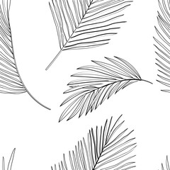 Seamless Abstract Leaves Pattern