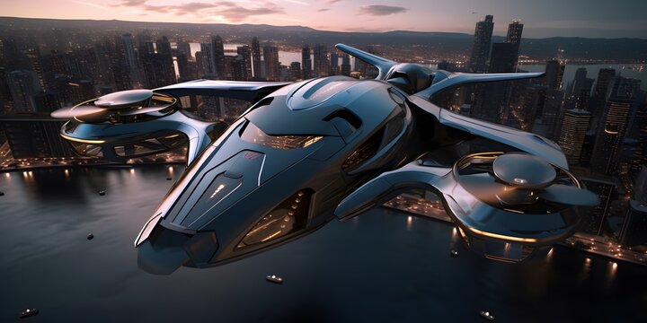Personal transport of the future.Generative AI