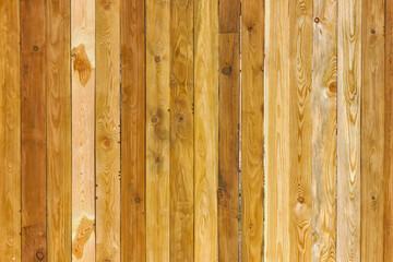 Fence made vertical wooden planks, wood texture surface, vintage background.