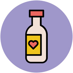 An eye catchy flat icon of heart