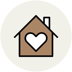 Grab this amazing flat icon of house