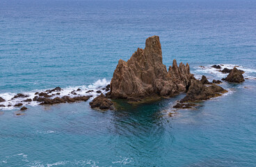 Rocks and sea en Cabo de Gata
