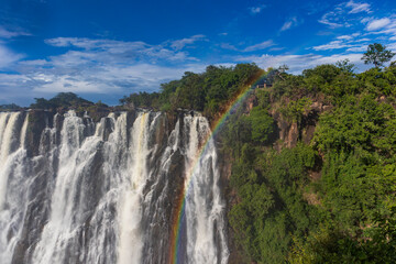 Fototapeta na wymiar waterfall at Victoria falls