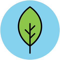 Nature Colored Vector Icons