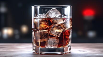 A whisky on the rocks