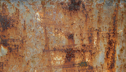 Grunge metal background. Rusty metal texture. Scratched grunge metallic texture. Rusted metallic background