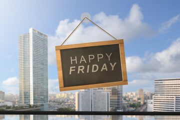 Fototapeta premium Happy Friday