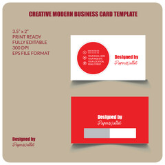 Creative Modern Business Card Design Template