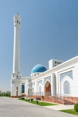 Fototapeta na wymiar Awesome view of Minor Mosque in Tashkent, Uzbekistan