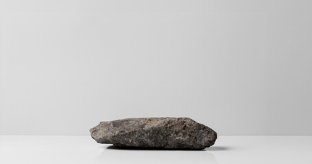 Rock mockup white background