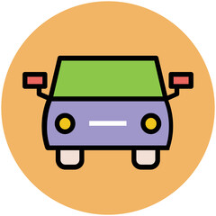 Travel Colored Vector Icons