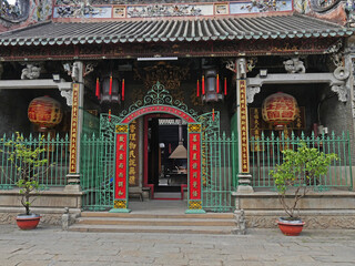 Fototapeta premium Vietnam, Ho Chi Minh ville (Saïgon), Cholon, chinese District, taoïst Temple, Thien Hau Pagoda