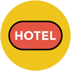 Travel Colored Vector Icons