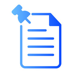 pin gradient icon