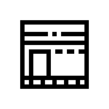 black kaaba icon clip art preview