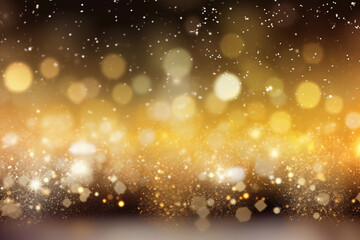 Obraz na płótnie Canvas Generative Ai of beautiful Christmas background with glitter. 