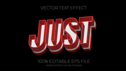 just editable text effect style, EPS editable text effect