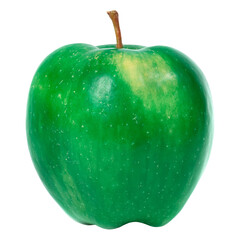 Green apple in PNG isolated on transparent background