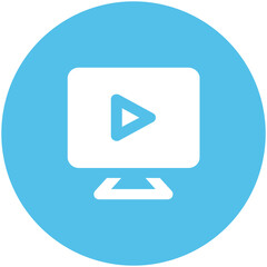 Download flat rounded icon of web page