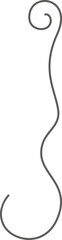 Obraz premium Curved Line Icon