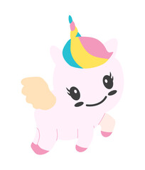 Baby Unicorn Vector, Elements and Symbol
