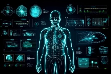 3d rendered illustration of an ray.